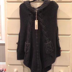 Never worn Diesel Jeans oversized poncho